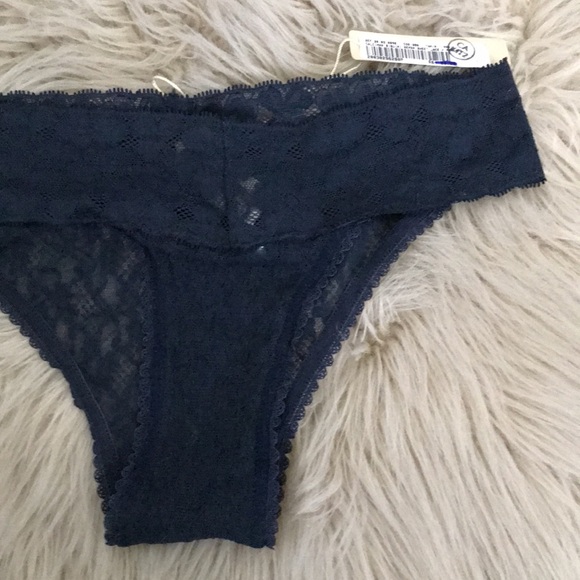 ❤️3X20 NEW - LOUNGERIE Brazil Sweet Lace Dark Blue Bikini Bottom Underwe… - Picture 3 of 13